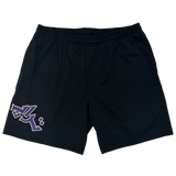 Arch Mesh Shorts - Black/Plum